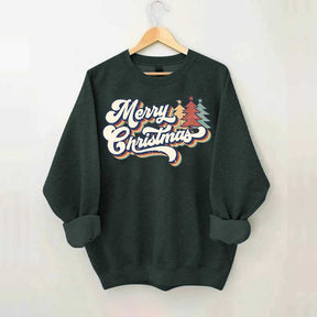 Merry Christmas Family Retro Sweatshirt