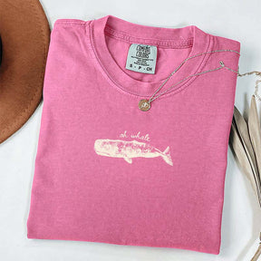Minimalist Beach Oh Whale T-Shirt