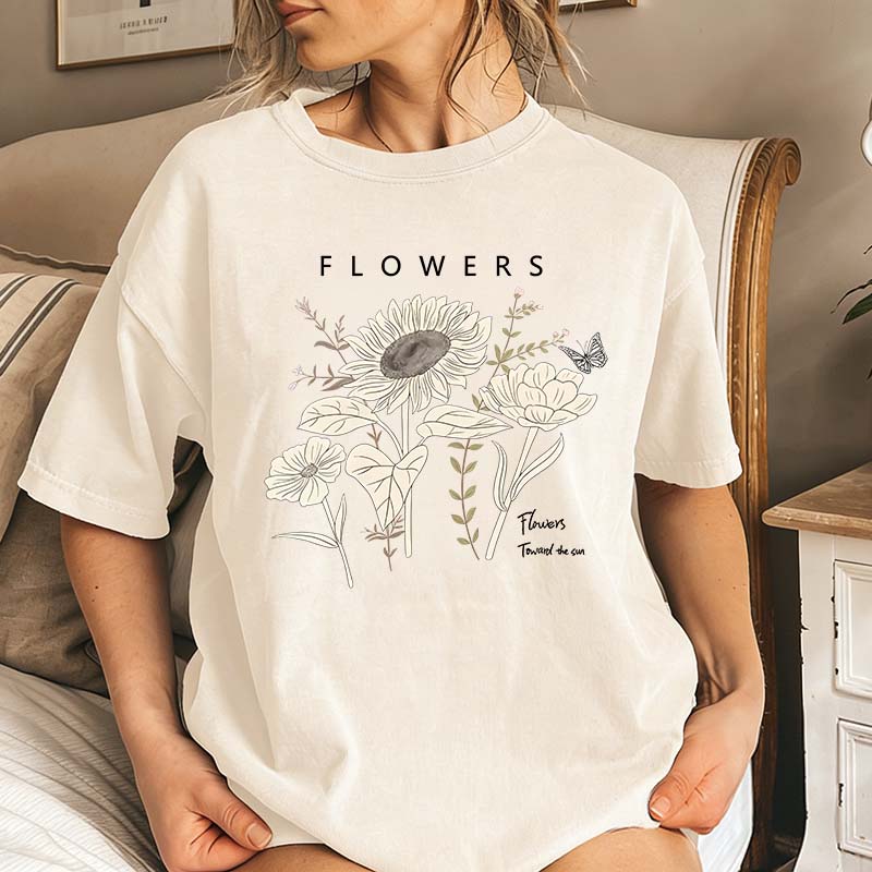 Flowers Toward The Sun T-Shirt