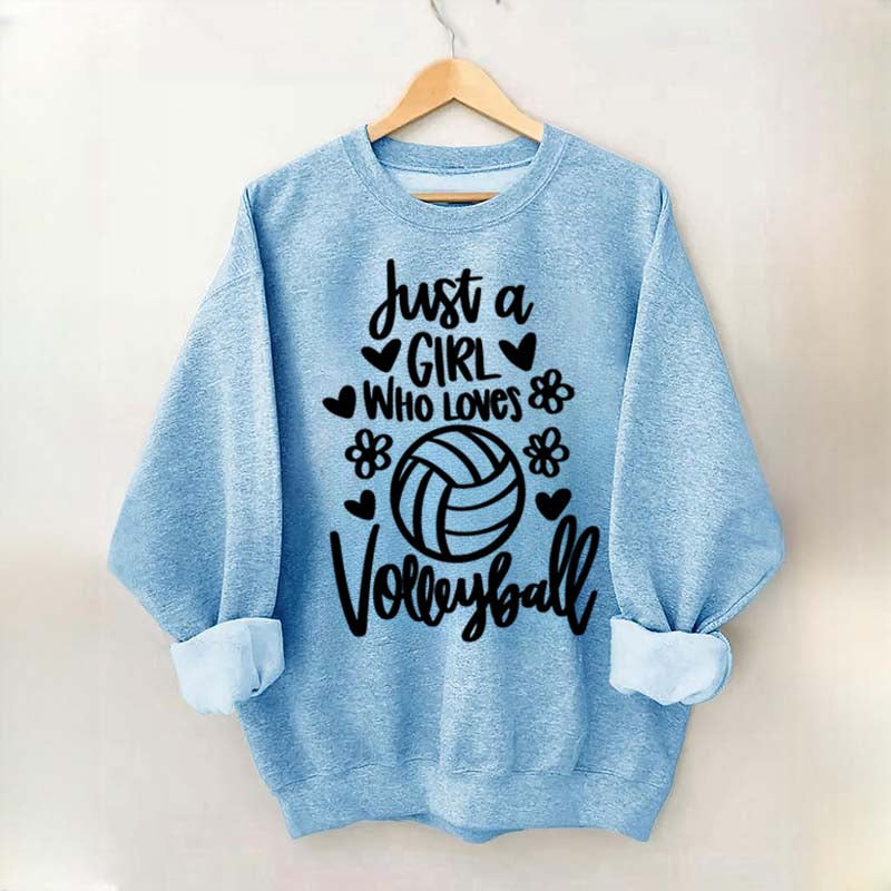 Floral Volleyball Sweatshirt