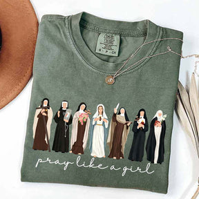 Custom Comfort Colors Catholic Saint T-Shirt