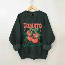 Fresh Garden Vegetable Tomato Girl Swwatshirt