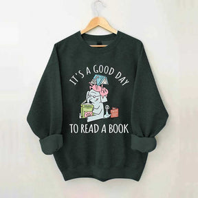 It's A Good Day To Read Pig Elephant Sweatshirt