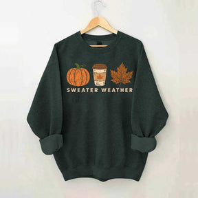 Cozy Autumn Sweater Weather Sweatshirt