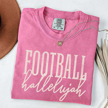 Distressed Retro Football Hallelujah T-Shirt