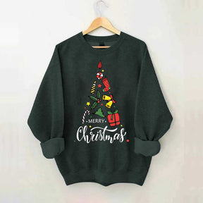 Merry Christmas Tree Gift Sweatshirt