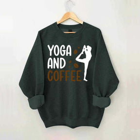 Yoga And Coffee Sweatshirt