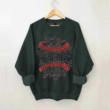 Tis The Season Baseball Sports Game Day Sweatshirt