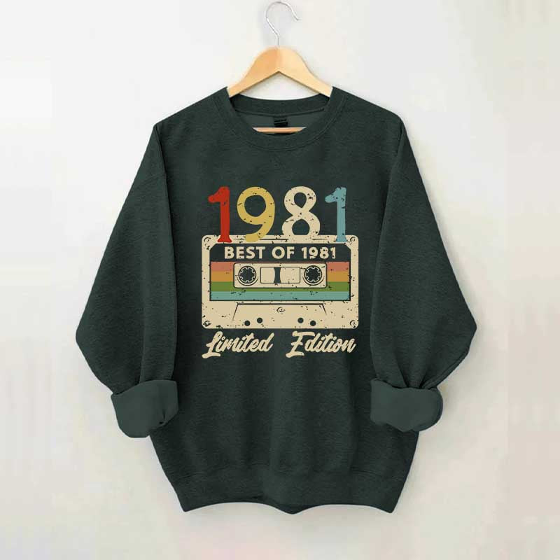 Audiotape And Letter Graphic Sweatshirt