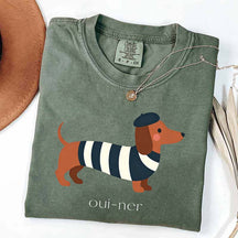 Oui-Ner Sausage Dog T-Shirt