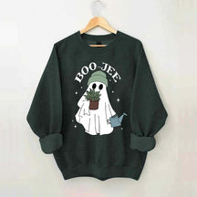 Crazy Plant Lady Ghost Sweatshirt