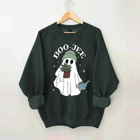 Crazy Plant Lady Ghost Sweatshirt