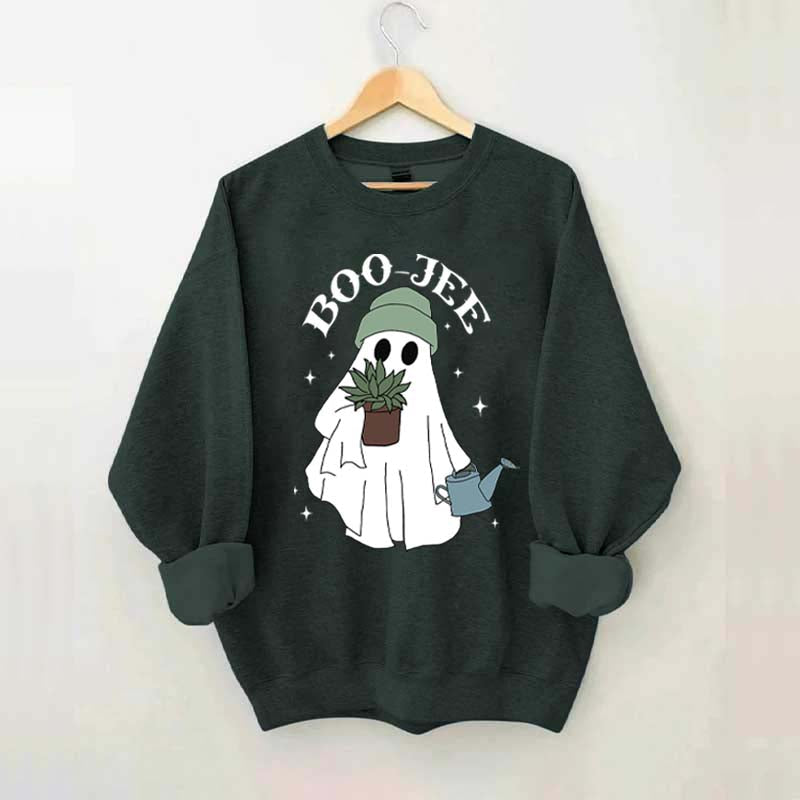 Crazy Plant Lady Ghost Sweatshirt