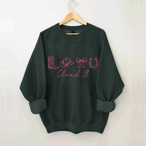 Cloud 9 Coquette Cowgirl Sweatshirt