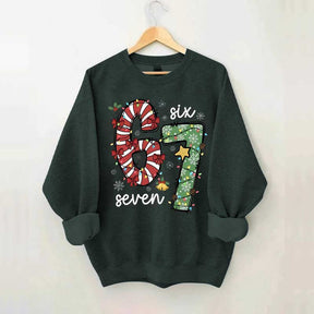 67 Christmas Lights Red Green Xmas Sweatshirt