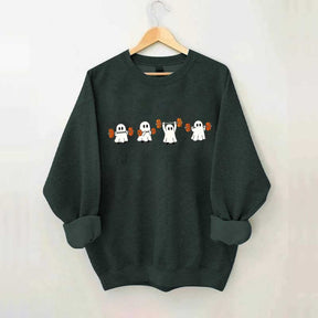 Weight Lifting Ghosts Halloween Sweatshirt
