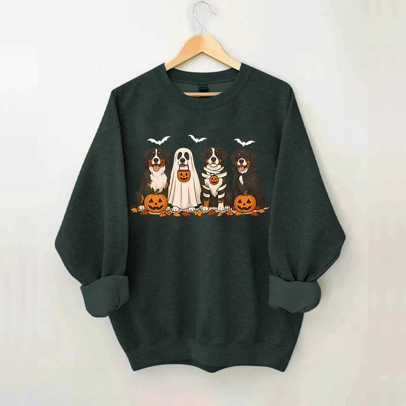 Bernese Mountain Dog Halloween Sweatshirt