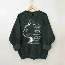Inspirational Cat Quote Lover Sweatshirt