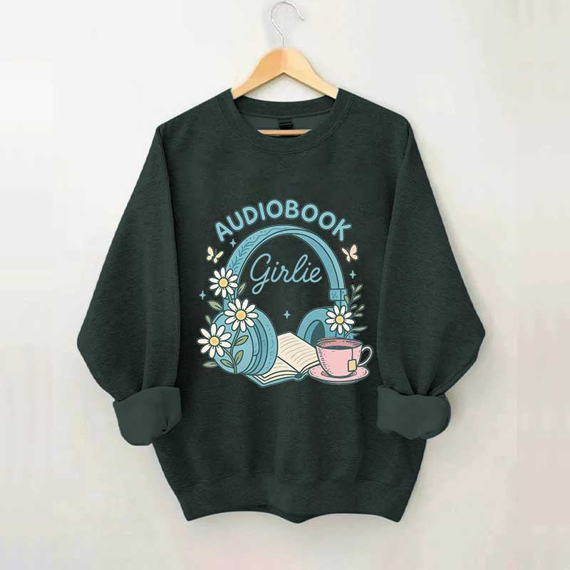 Audio Book Girlie Sweatshirt