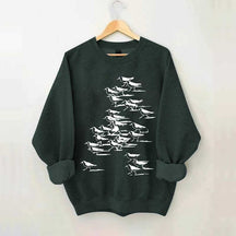 Birdwatching Vintage Shorebirds Sweatshirt