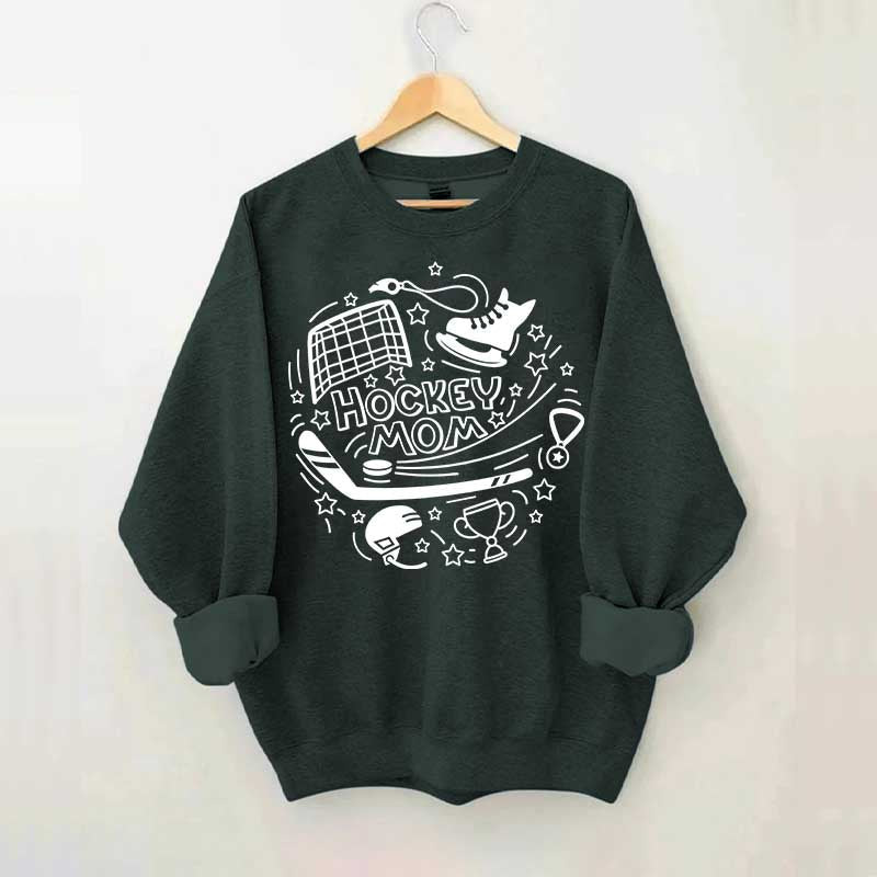 Hockey Mom Graphic Sweatshirt