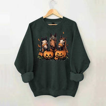 Halloween Horse Pumpkin Sweatshirt