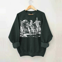 Retro Cowgirl Graphic Sweatshirt