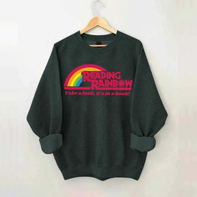 Reading Rainbow Take A Look It's In A Book Sweatshirt