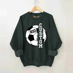 Custom Soccer Name & Number Sweatshirt