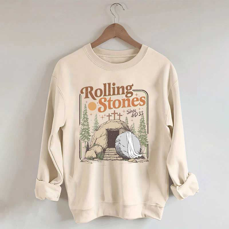 Comfort Colors Rolling Stones Easter Sweatshirt