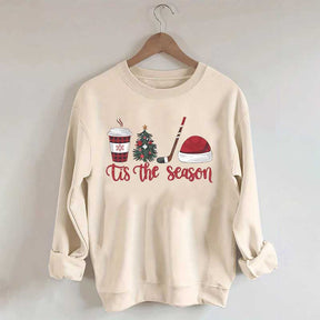 Christmas Hockey Lover Sweatshirt