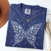 Floral Butterfly Dandelion Wildflower T-Shirt