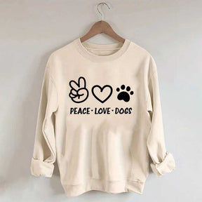 Peace Love Dogs Sweatshirt