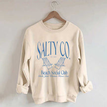 Custom Salty Co Beach Social Club Sweatshirt