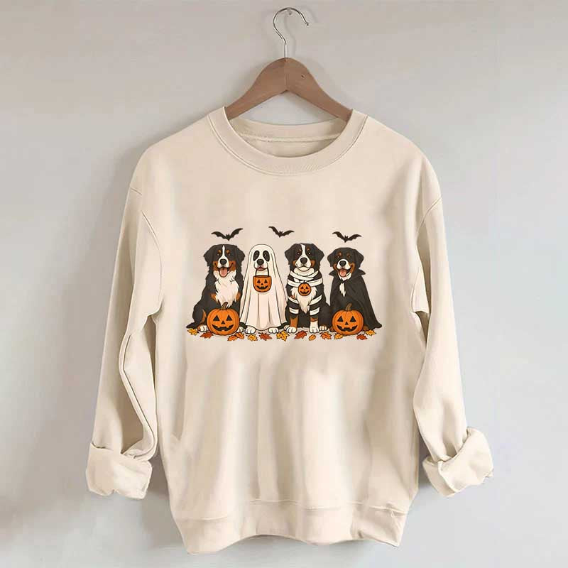 Bernese Mountain Dog Halloween Sweatshirt