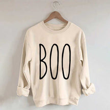 BOO Minimalist Halloween Sweatshirt