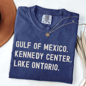 Gulf of Mexico Kennedy Center Lake Ontario T-Shirt