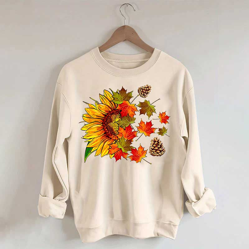 Autumn Sunflower Sweatshirt