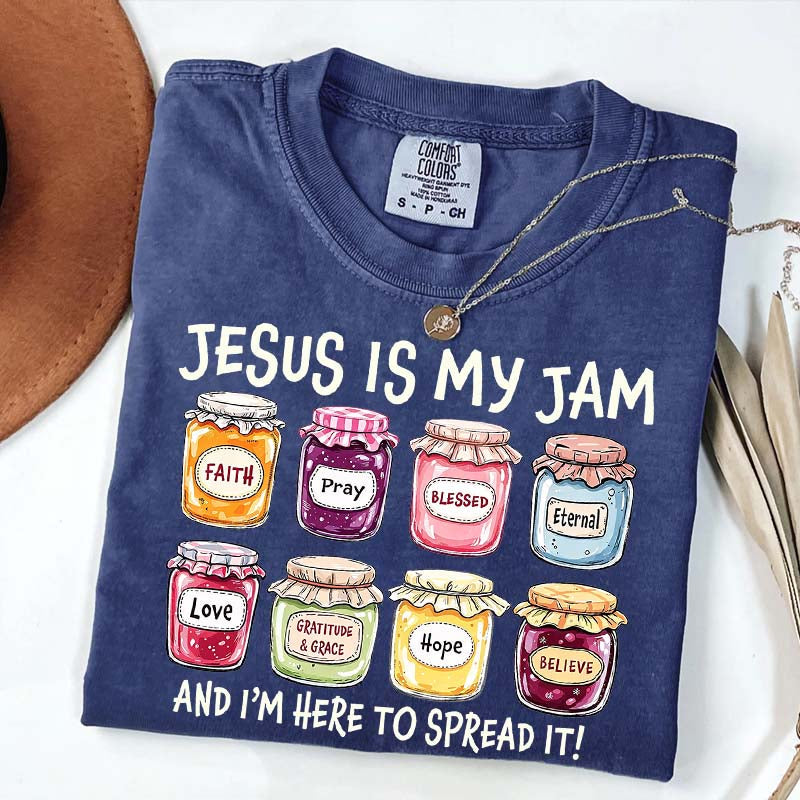 Funny Jesus Is My Jam Religous T-Shirt