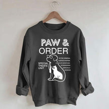 Paw And Order Fur Mama Sweatshirt
