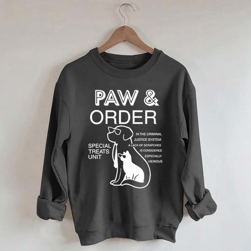 Paw And Order Fur Mama Sweatshirt