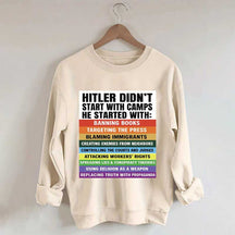 Anti Fascism Protest Sweatshirt