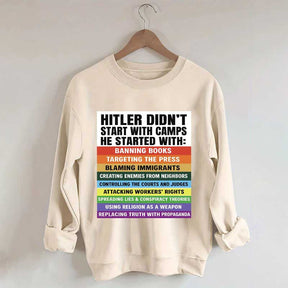 Anti Fascism Protest Sweatshirt