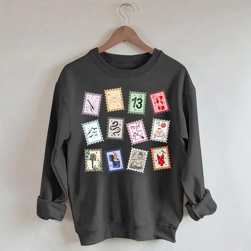 Music Stamps Sweatshirt