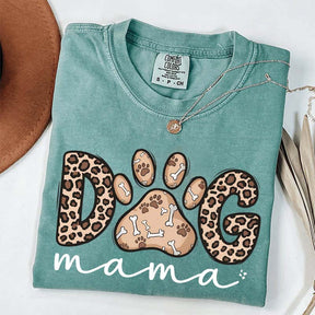 Leopard Dog Mama T-Shirt