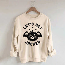 Halloween Workout Let's Get Jacked Sweatshirt