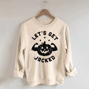 Halloween Workout Let's Get Jacked Sweatshirt