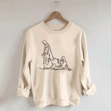 If You're Hanging on By a Thread Make Sure Its the Hem of His Garment Sweatshrit