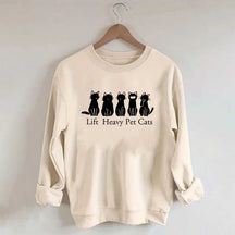 Lift Heavy Pet Cat Gym Sweatshirt