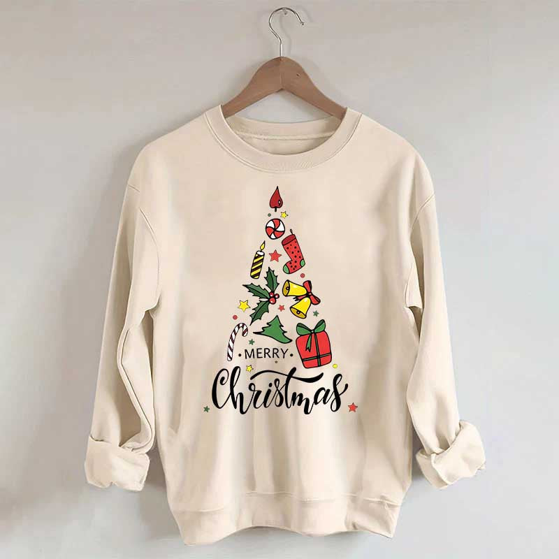 Merry Christmas Tree Gift Sweatshirt
